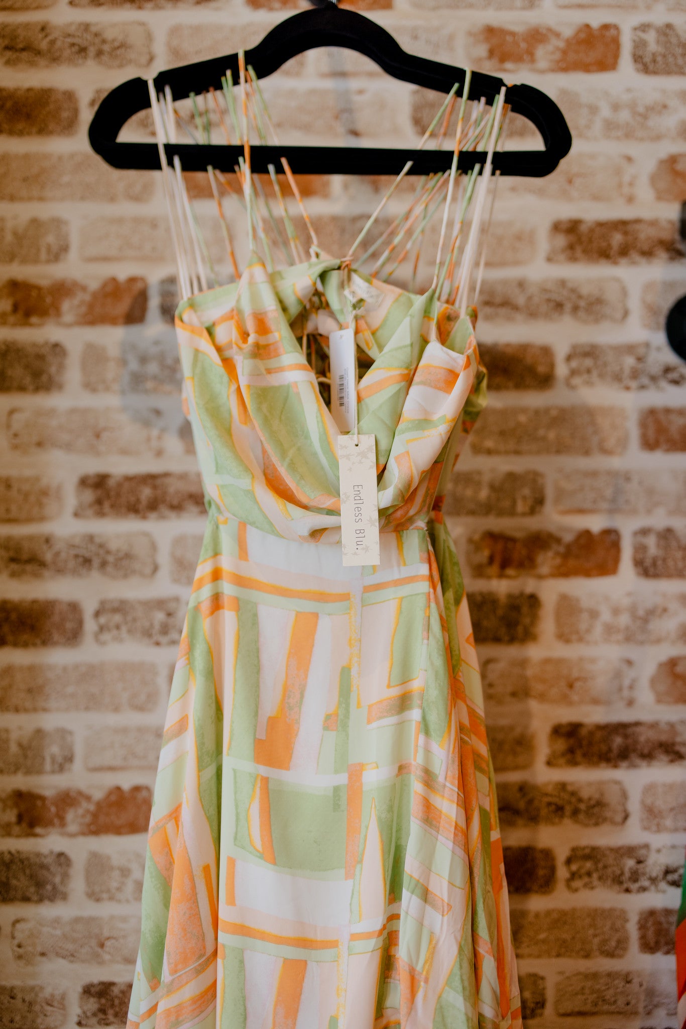 Cowl Neck Midi Dress